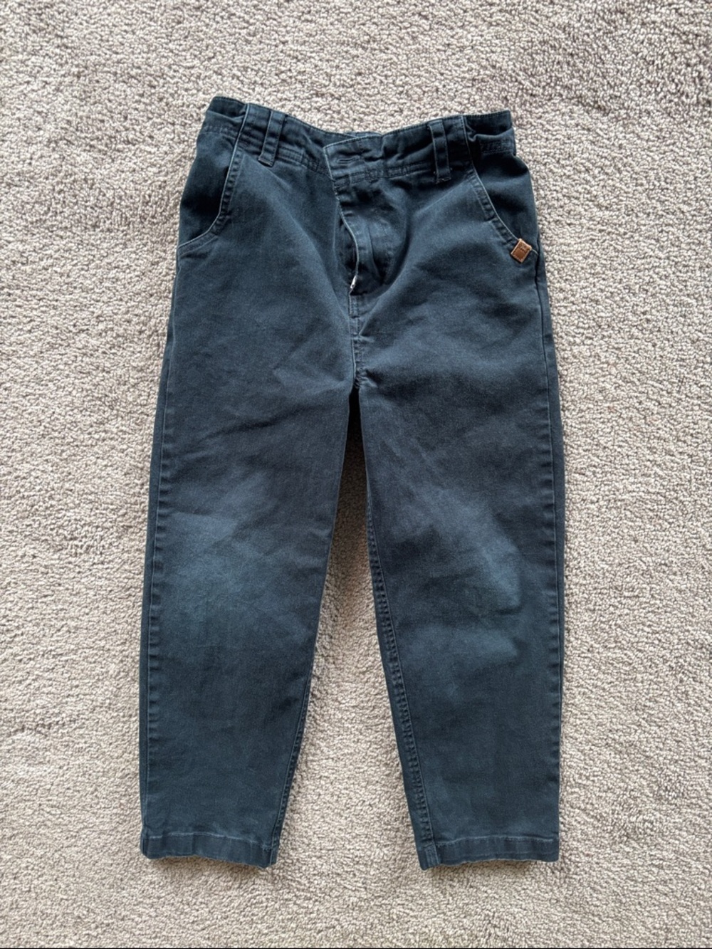 Roots Kids Boys navy Pull-On Pants Size 6 – Comfortable Everyday Casual Pants